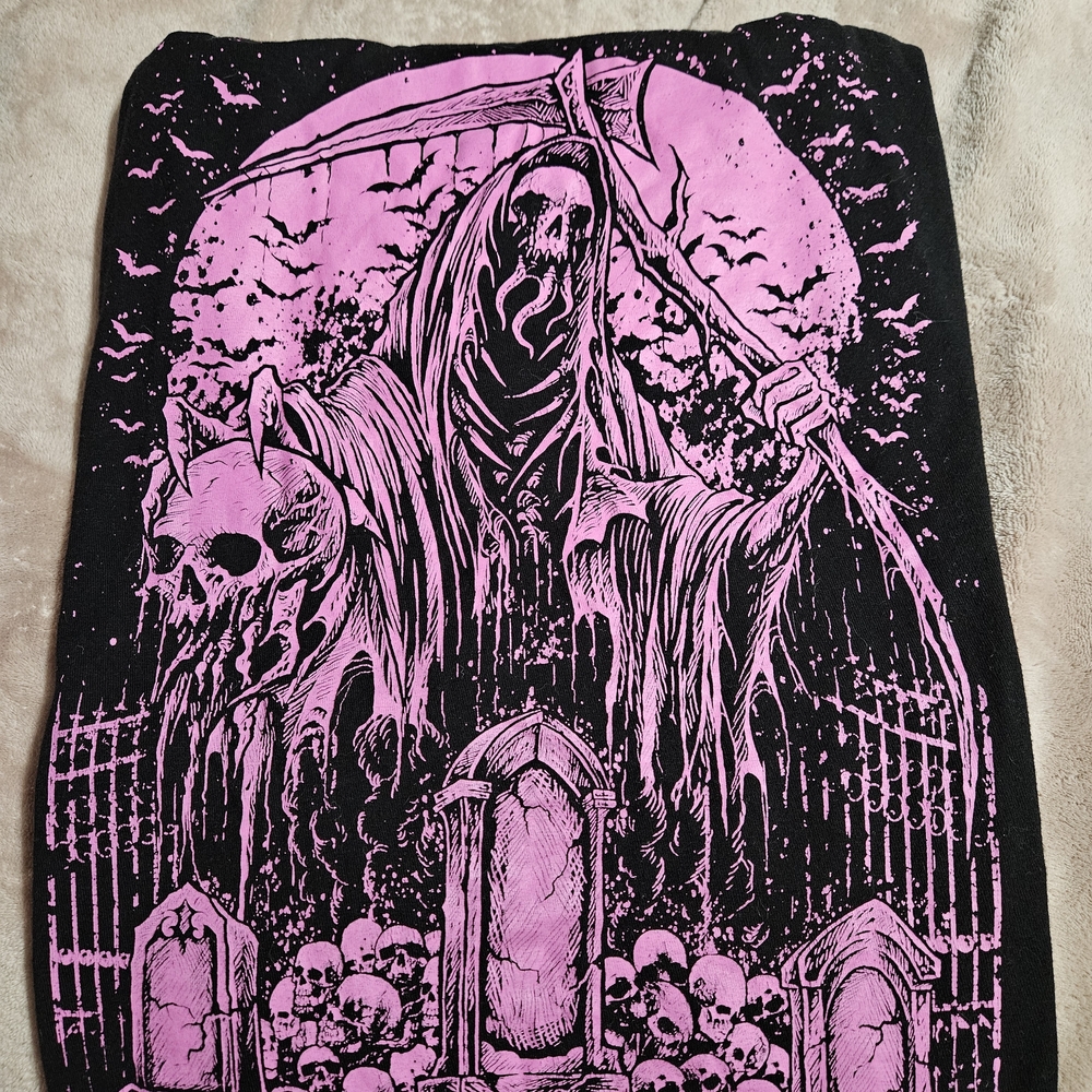 Black and Pink Graphic Tee